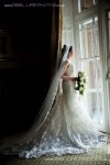 Iraqi wedding bride in white dress