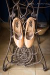 wedding shoes on sewing machine in Cuba