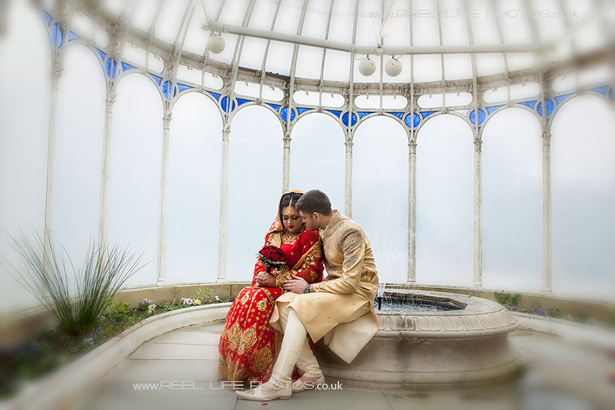 Romantic Asian wedding Crossley House